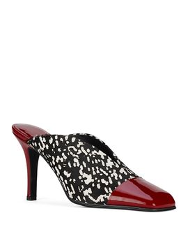 Jeffrey Campbell Jeffrey Campbell Women's Passage Calf Hair & Leather High Heel Mules