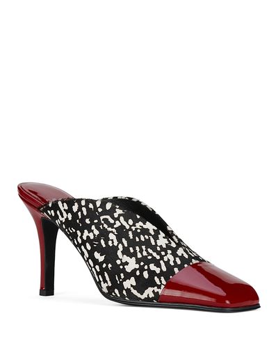 Jeffrey Campbell Jeffrey Campbell Women's Passage Calf Hair & Leather High Heel Mules