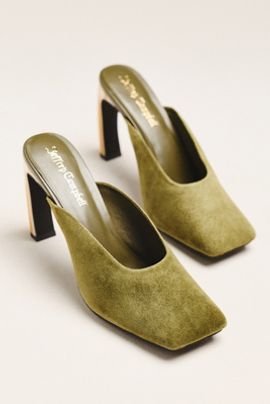 Jeffrey Campbell Mittz Square-Toe Heels