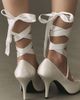Jeffrey Campbell Nympha Satin Tie-Up Pumps - 5
