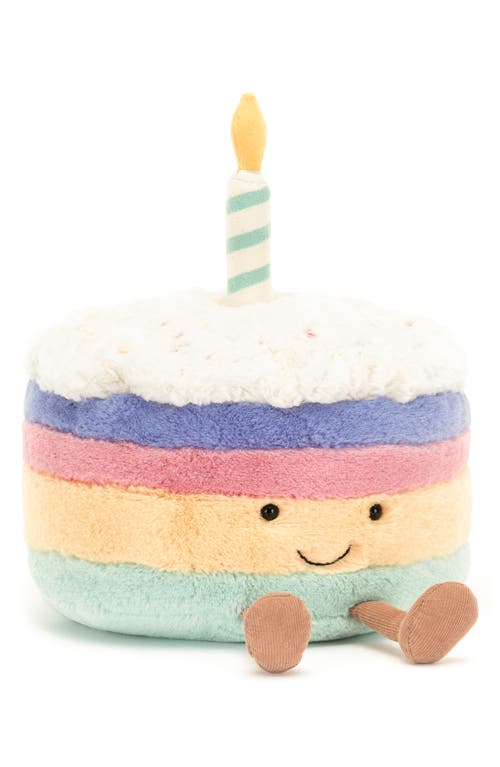 Jellycat Jellycat Amusable Rainbow Birthday Cake Plush Toy