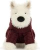 Jellycat Jellycat Munro Scottie Dog Winter Sweater - 4