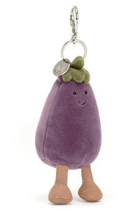 Jellycat Jellycat Vivacious Eggplant Bag Charm