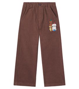 Jellymallow Jellymallow Animal Friends cotton corduroy pants