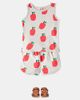 Jellymallow Jellymallow Apple printed jersey tank top and shorts set - 2