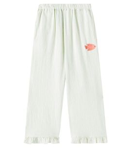 Jellymallow Jellymallow Brid striped cotton pants