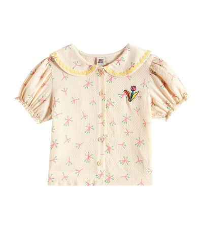 Jellymallow Jellymallow Candy Flower floral sailor shirt