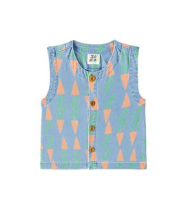 Jellymallow Jellymallow Carrot denim vest