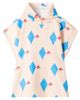Jellymallow Jellymallow Diamond Bird printed terry poncho - 1