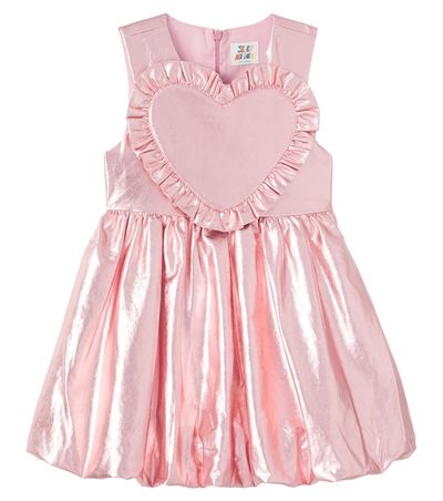 Jellymallow Jellymallow Heart Gleaming cotton dress