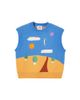 Jellymallow Jellymallow Landscape knitted vest - 1