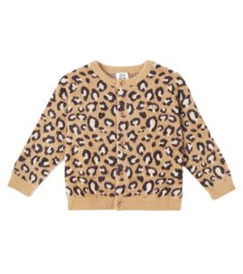Jellymallow Jellymallow Leopard-print cardigan