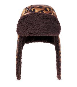 Jellymallow Jellymallow Logo leopard-print hat