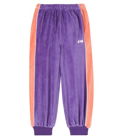 Jellymallow Jellymallow Love cotton-blend velour sweatpants
