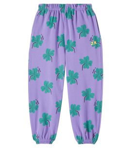 Jellymallow Jellymallow Lucky Clover cotton jersey sweatpants