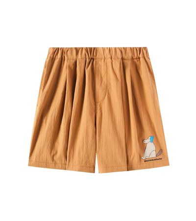 Jellymallow Jellymallow Mr. Dog cotton-blend shorts