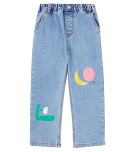 Jellymallow Jellymallow Printed straight jeans