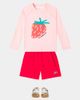 Jellymallow Jellymallow Strawberry latte rashguard top - 2