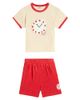 Jellymallow Jellymallow Watch terry T-shirt and shorts set - 1