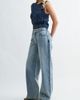 Jemina Denim Jemina Denim Low Rise Wide Leg Jean in Light Blue, Women's at Urban Outfitters - 3
