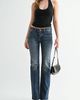 Jemina Denim Jemina Denim Mid-Rise Bootcut Jeans in Vintage Dark Wash, Women's at Urban Outfitters - 2