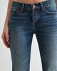 Jemina Denim Jemina Denim Mid-Rise Bootcut Jeans in Vintage Dark Wash, Women's at Urban Outfitters - 4