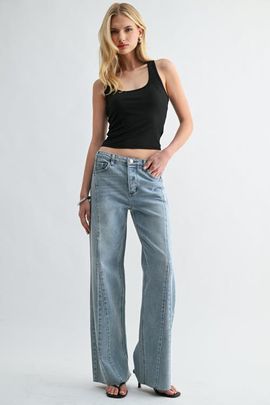 Jemina Denim Jemina Denim The Low Seamed Wide
