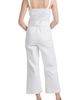 JEN7 by 7 For All Mankind JEN7 by 7 For All Mankind Tie Front Sleeveless Crop Wide Leg Denim Jumpsuit - 2