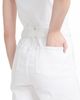 JEN7 by 7 For All Mankind JEN7 by 7 For All Mankind Tie Front Sleeveless Crop Wide Leg Denim Jumpsuit - 4