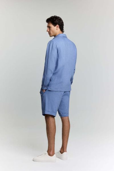 Jendue US Jendue US Lucia Denim Linen Shorts