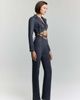 Jendue US Jendue US Serendipity Denim Jacket - Cropped Lace-Up Style - 4