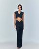 Jendue US Jendue US Vonk Cut Out Denim Skirt - Stylish Women's Maxi - 1