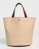 Jenni Kayne Jenni Kayne Beige Gem Bucket Bag Beige One - 2
