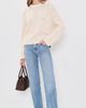 Jenni Kayne Jenni Kayne California Crew Neck Sweater Cream - 5