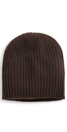 Jenni Kayne Jenni Kayne Cashmere Beanie Chocolate One Size