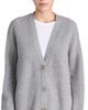 Jenni Kayne Jenni Kayne Cashmere Cocoon Cardigan Heather Grey M - 1