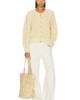 Jenni Kayne Jenni Kayne Cotton Hayes Crewneck Cardigan - 4