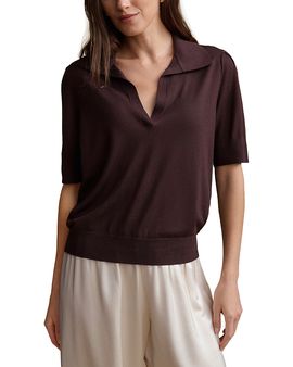 Jenni Kayne Jenni Kayne Courtney Wool Johnny Collar Sweater