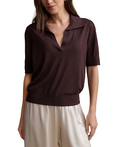 Jenni Kayne Jenni Kayne Courtney Wool Johnny Collar Sweater