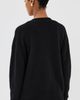 Jenni Kayne Jenni Kayne Cropped Cashmere Cocoon Cardigan Black - 3