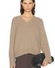 Jenni Kayne Jenni Kayne Cropped Cashmere Jet V-neck Sweater - 1