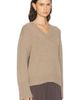 Jenni Kayne Jenni Kayne Cropped Cashmere Jet V-neck Sweater - 2