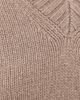 Jenni Kayne Jenni Kayne Cropped Cashmere Jet V Neck Almond - 6