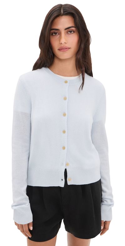 Jenni Kayne Jenni Kayne Flynn Cashmere Cardigan Baby Blue