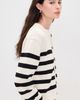 Jenni Kayne Jenni Kayne Mirren Striped Cardigan Ivory/Black Stripe - 4