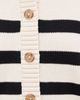 Jenni Kayne Jenni Kayne Mirren Striped Cardigan Ivory/Black Stripe - 6