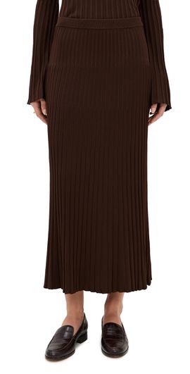 Jenni Kayne Jenni Kayne Penelope Skirt Chocolate