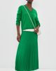 Jenni Kayne Jenni Kayne Pleated Skirt Green - 5