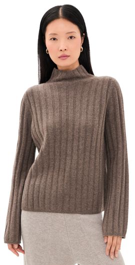 Jenni Kayne Jenni Kayne Rowan Turtleneck Sweater Ash Heather