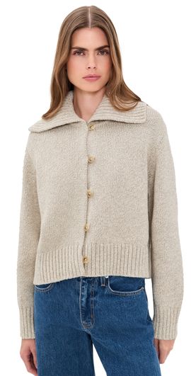 Jenni Kayne Jenni Kayne Sailor Cardigan Oat Marl